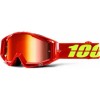 OCULOS 100% RACECRAFT CORVETTE LENTE ESPELHO OCULOS 100% RACECRAFT CORVETTE LENTE ESPELHO