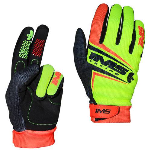 LUVAS IMS FLEX - LARANJA / PRETO / NEON LUVAS IMS FLEX - LARANJA / PRETO / NEON