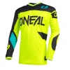 CAMISOLA O´NEAL 2021 ELEMENT RACEWEAR - AMARELO NEON / PRETO