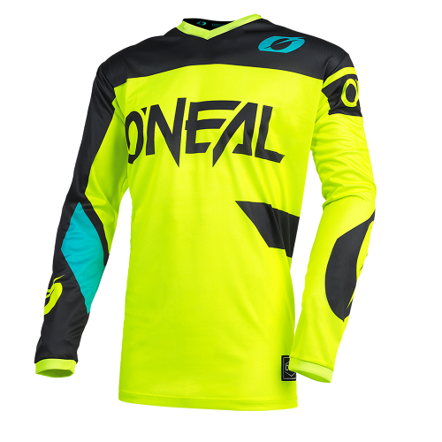 CAMISOLA O´NEAL 2021 ELEMENT RACEWEAR - AMARELO NEON / PRETO