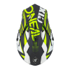 CAPACETE O´NEAL 2021 2SRS SPYDE 2.0 - AZUL / BRANCO / AMARELO NEON