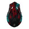 CAPACETE O´NEAL 2021 2SRS SPYDE 2.0 - PRETO / AZUL PETROLEO / VERMELHO