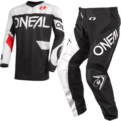 CONJUNTO O´NEAL 2021 ELEMENT RACEWEAR - PRETO BRANCO