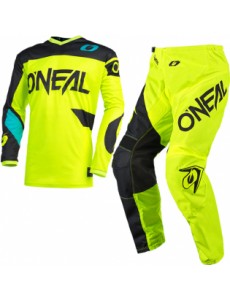 CONJUNTO O´NEAL 2021 ELEMENT RACEWEAR - AMARELO FLUO / PRETO
