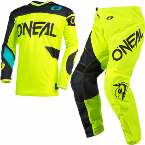 CONJUNTO O´NEAL 2021 ELEMENT RACEWEAR - AMARELO FLUO / PRETO