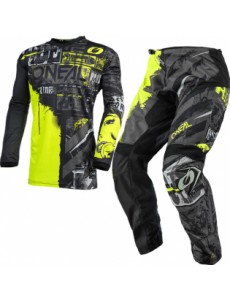 CONJUNTO O´NEAL 2021 ELEMENT RIDE - PRETO / AMARELO FLUO