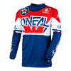 CAMISOLA O´NEAL 2021 ELEMENT WARHWK - AZUL / VERMELHO