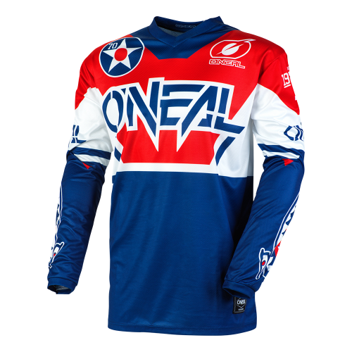 CAMISOLA O´NEAL 2021 ELEMENT WARHWK - AZUL / VERMELHO