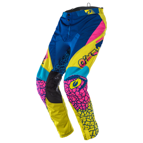CALÇAS O´NEAL 2021 MAYHEM CRACKLE 91 - AMARELO / BRANCO / AZUL