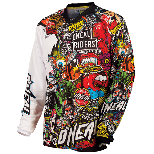 CAMISOLA O´NEAL 2021 MAYHEM CRANK - PRETO / MULTI