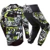 CONJUNTO O´NEAL 2021 ELEMENT ATTACK - PRETO / AMARELO NEON