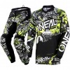 CONJUNTO O´NEAL 2021 ELEMENT ATTACK - PRETO / AMARELO NEON