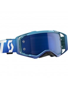 OCULOS SCOTT PROSPECT - AZUL / BRANCO - LENTE ESPELHO AZUL