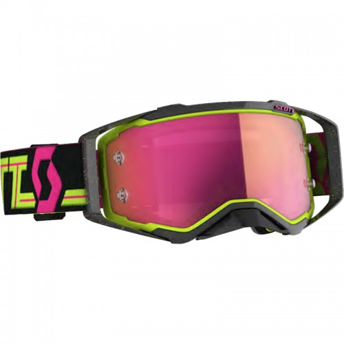 OCULOS SCOTT PROSPECT - PRETO / AMARELO - LENTE ESPELHO ROSA OCULOS SCOTT PROSPECT - PRETO / AMARELO - LENTE ESPELHO ROSA
