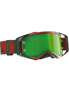 OCULOS SCOTT PROSPECT ISDE PORTUGAL - VERMELHO / VERDE - LENTE ESPELHO VERDE