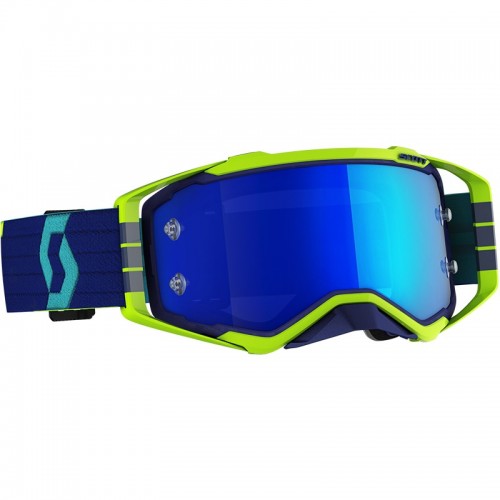 OCULOS SCOTT PROSPECT - AZUL / AMARELO - LENTE ESPELHO AZUL OCULOS SCOTT PROSPECT - AZUL / AMARELO - LENTE ESPELHO AZUL