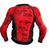 PEITORAL INTEGRAL UNIK SOFT RACING PX-01 - VERMELHO / PRETO